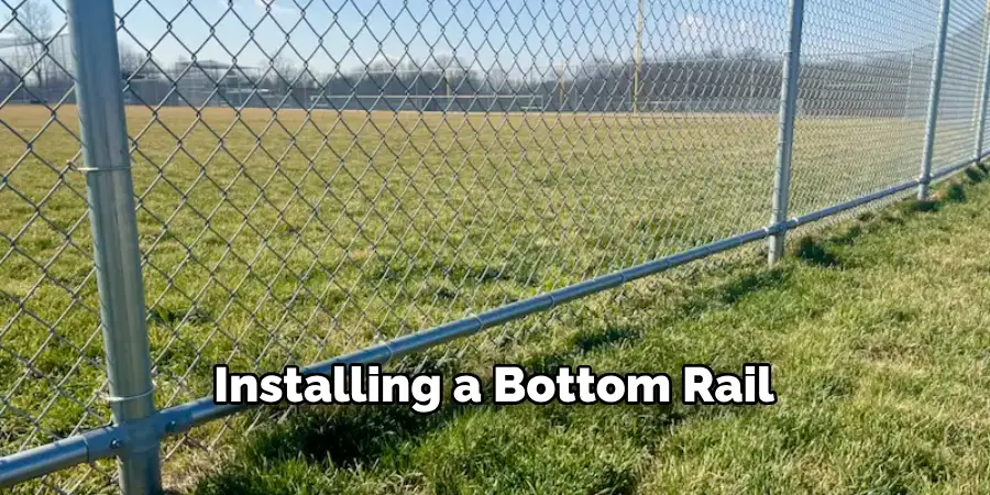 Installing a Bottom Rail