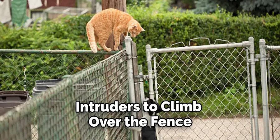 Intruders to Climb Over the Fence