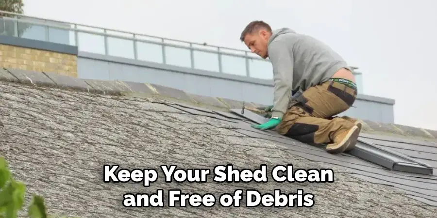 Keep Your Shed Clean and Free of Debris