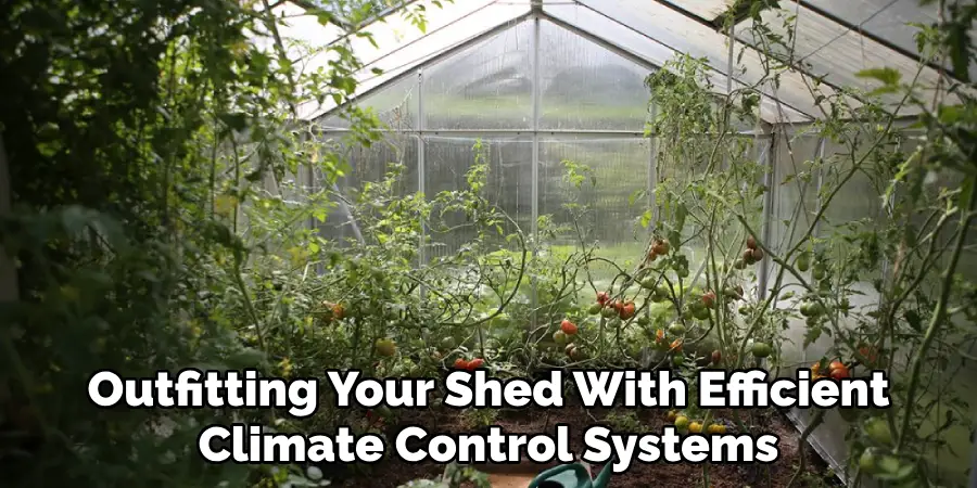 Outfitting Your Shed With Efficient Climate Control Systems