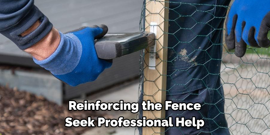 Reinforcing the Fence
Seek Professional Help