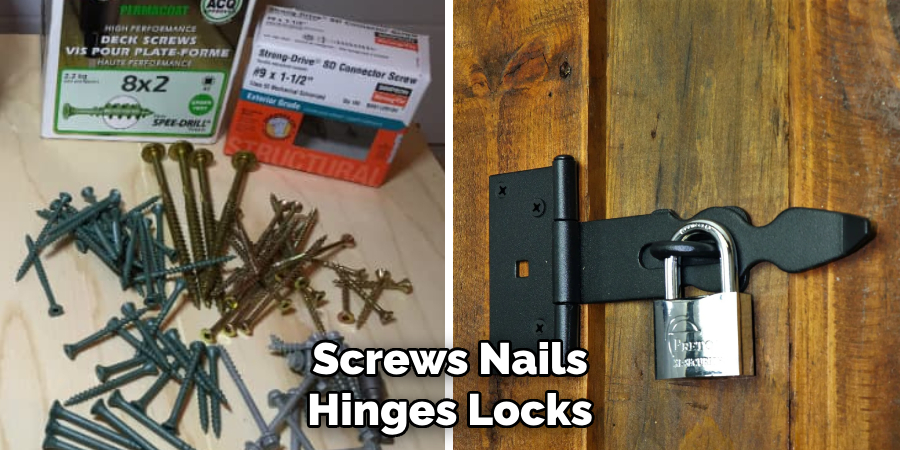 Screws Nails Hinges Locks