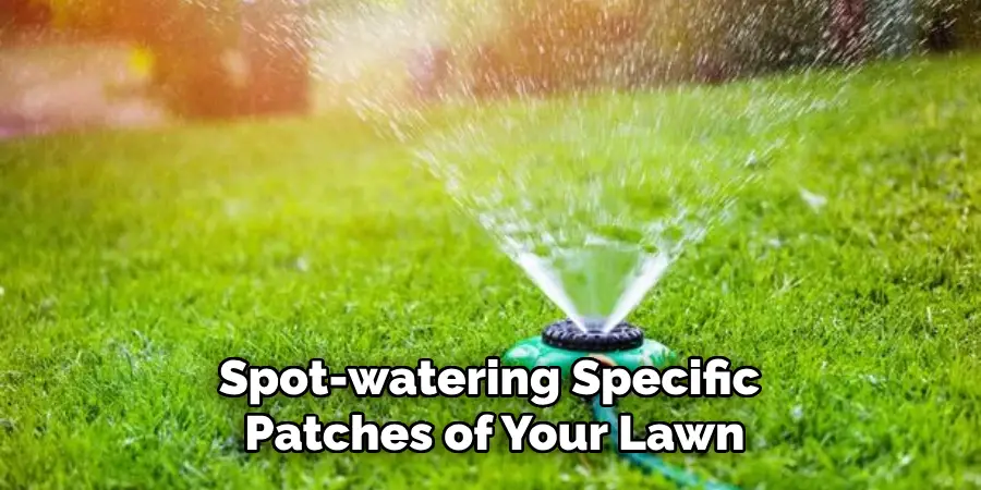 Spot-watering Specific Patches of Your Lawn