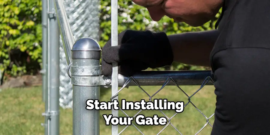 Start Installing Your Gate