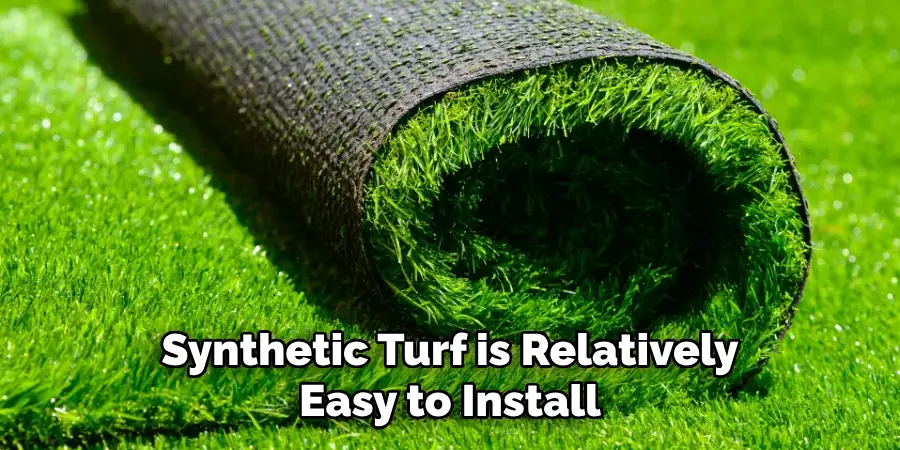 Synthetic Turf is Relatively Easy to Install