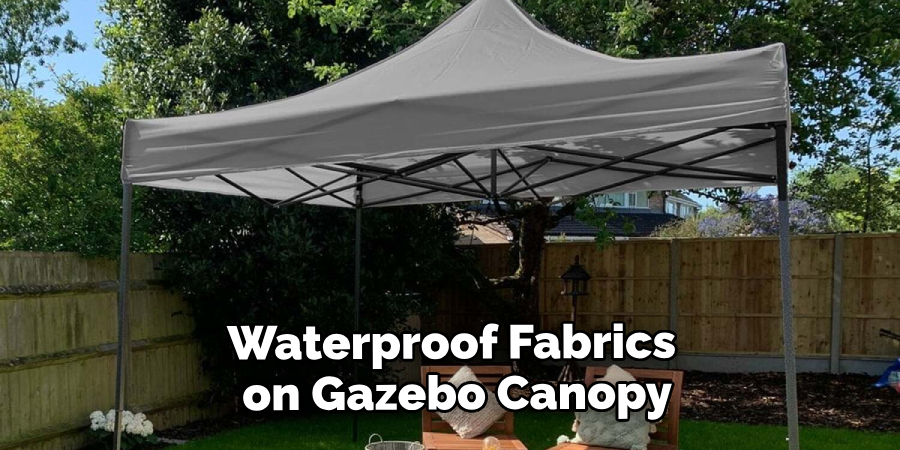 Waterproof Fabrics on Your Gazebo Canopy