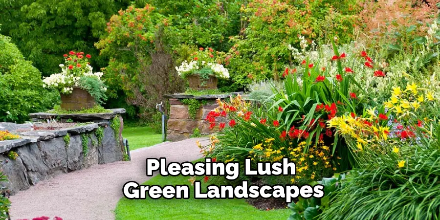 pleasing lush green landscapes