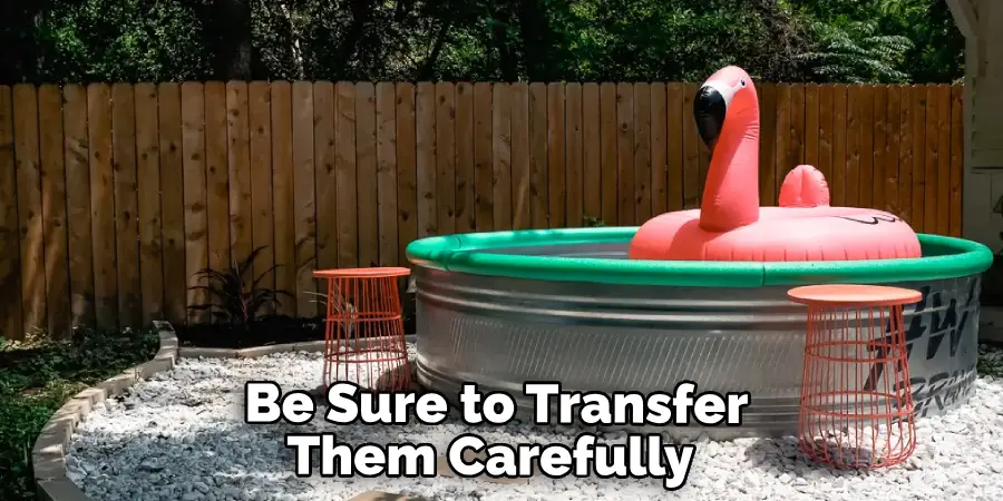 Be Sure to Transfer Them Carefully