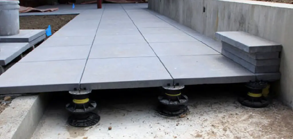 How to Hide Concrete Deck Footings