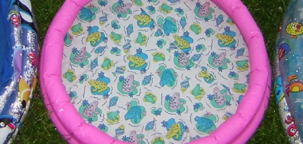 How to Cover a Kiddie Pool