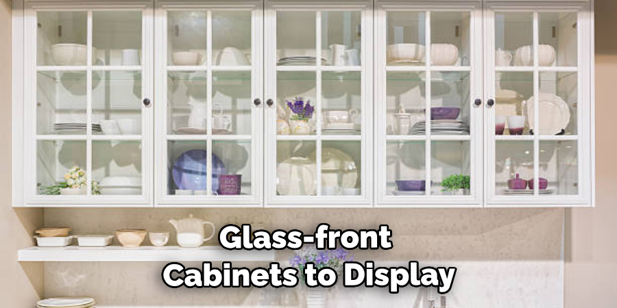 Glass-front Cabinets to Display