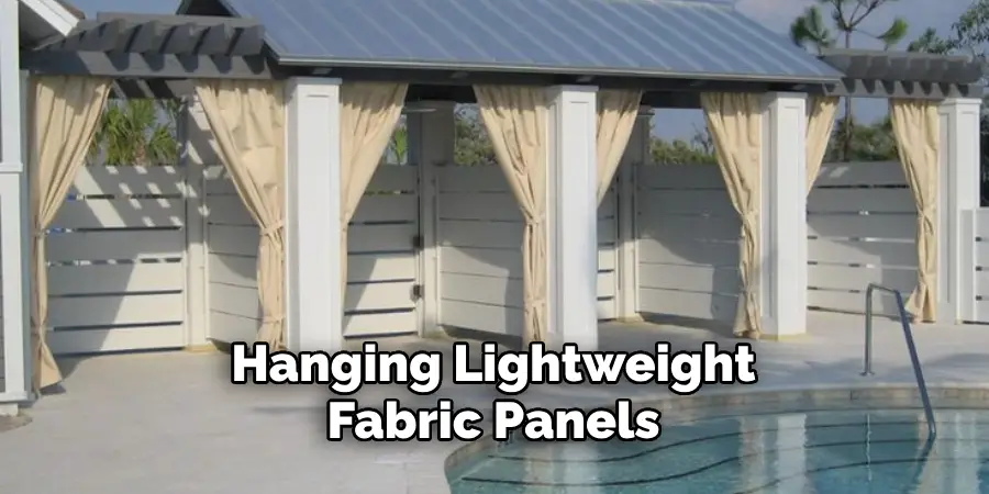 Hanging Lightweight Fabric Panels