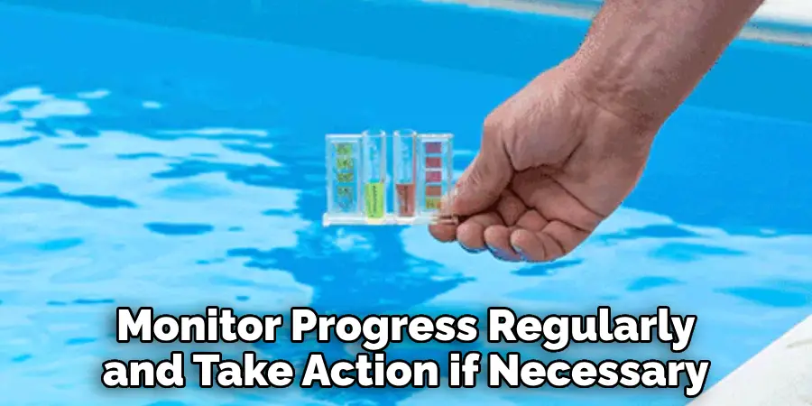 Monitor Progress Regularly and Take Action if Necessary