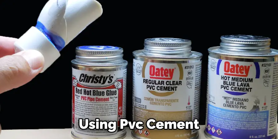 Using Pvc Cement