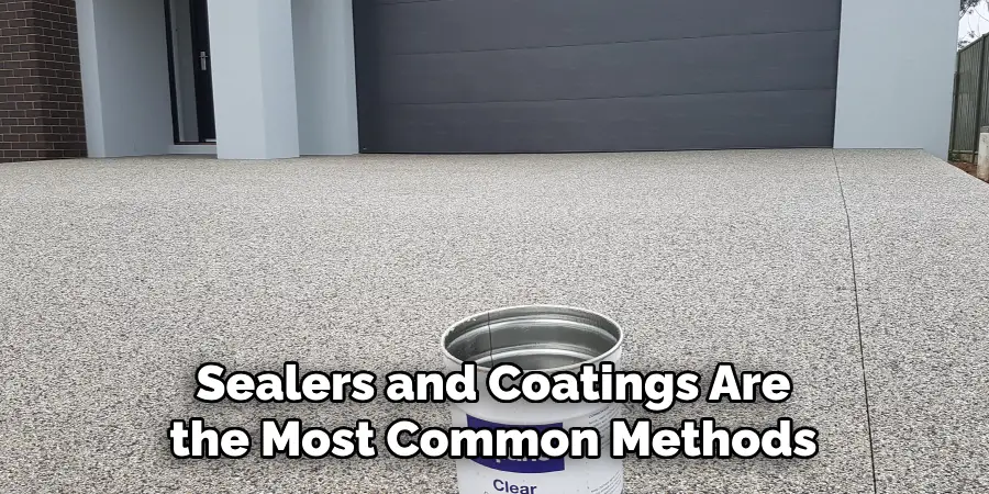  Sealers and Coatings Are the Most Common Methods