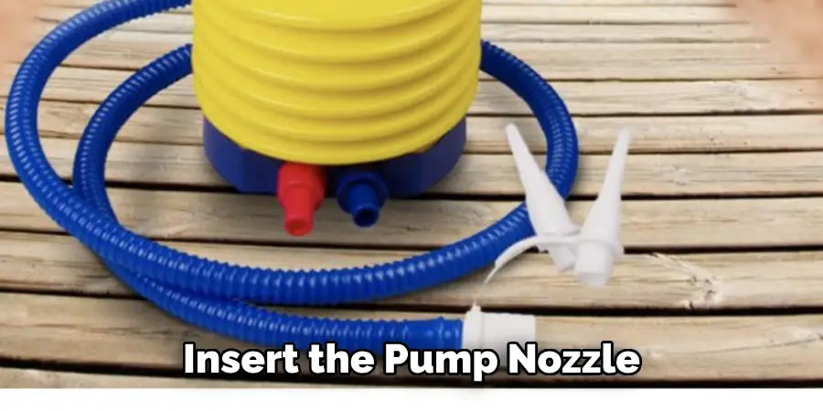 Insert the Pump Nozzle