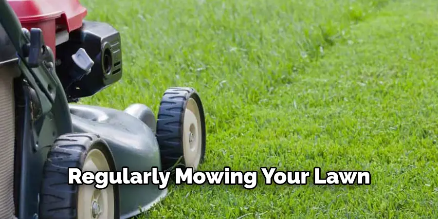 Regularly Mowing Your Lawn