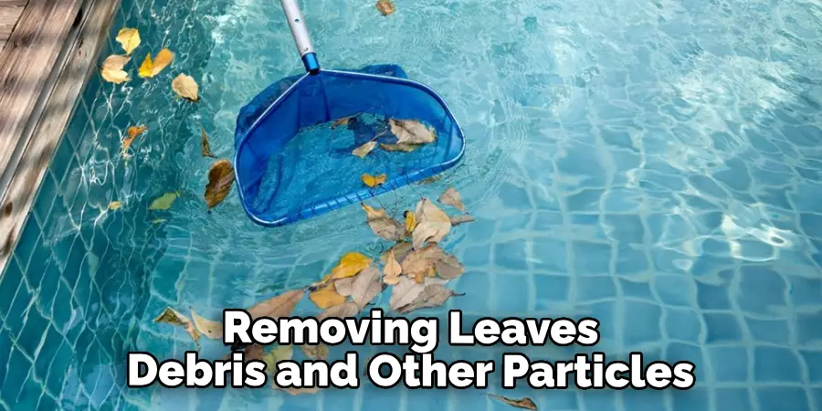 Removing Leaves, Debris, and Other Particles