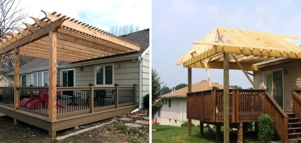 How to Support a Roof Over a Deck