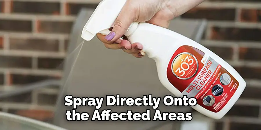 Spray Directly Onto the Affected Areas