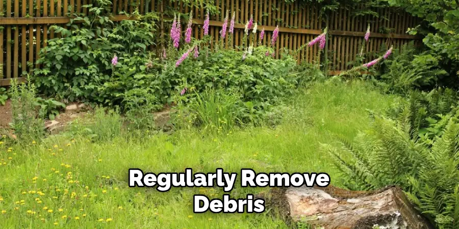 Regularly Remove Debris