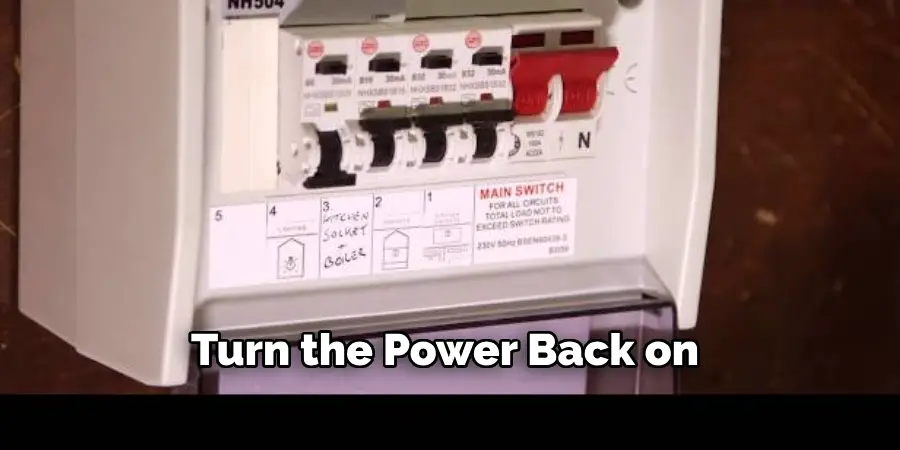 Turn the Power Back on 