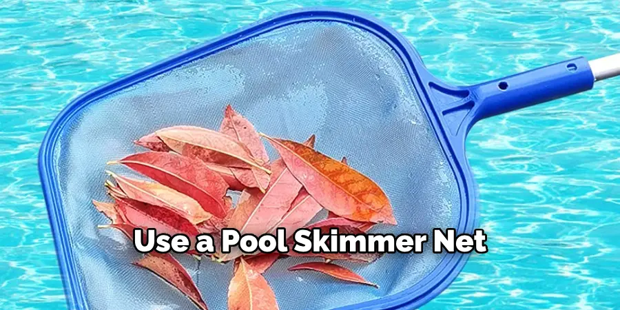 Use a Pool Skimmer Net