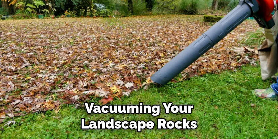 Vacuuming Your Landscape Rocks