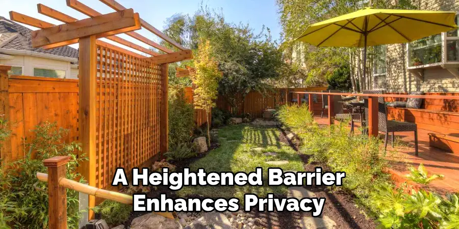 A Heightened Barrier Enhances Privacy