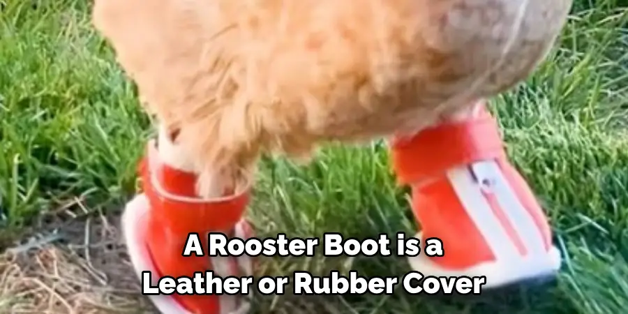 A Rooster Boot is a Leather or Rubber Cover