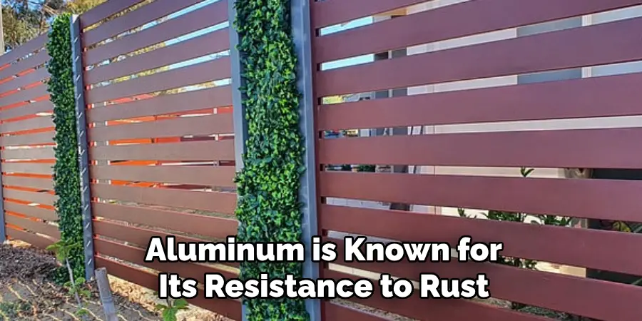 Aluminum is Known for Its Resistance to Rust