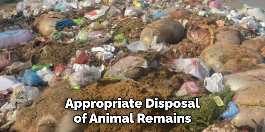 Appropriate Disposal of Animal Remains