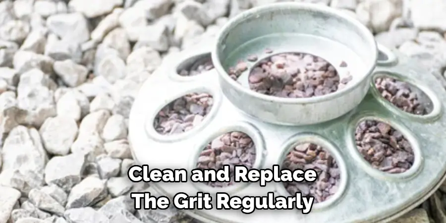 Clean and Replace The Grit Regularly