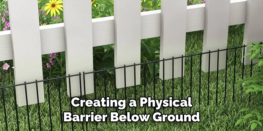 Creating a Physical Barrier Below Ground