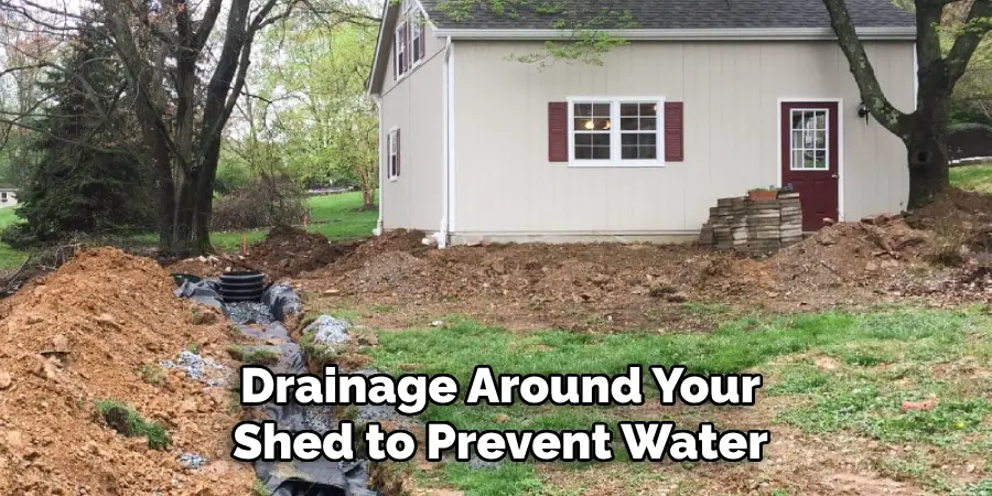 Drainage Around Your Shed to Prevent Water