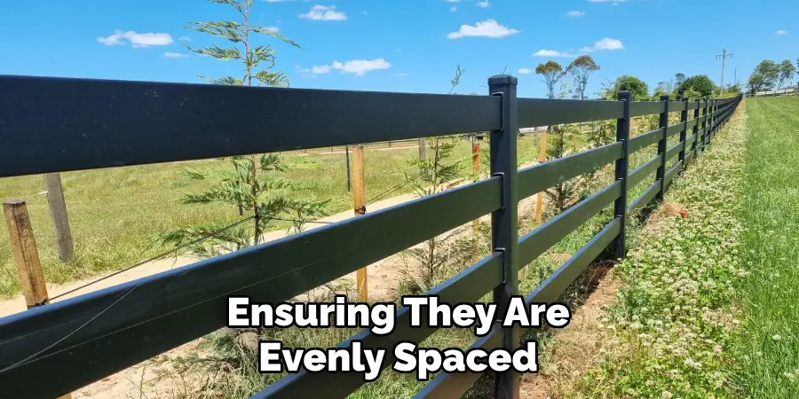 Ensuring They Are Evenly Spaced