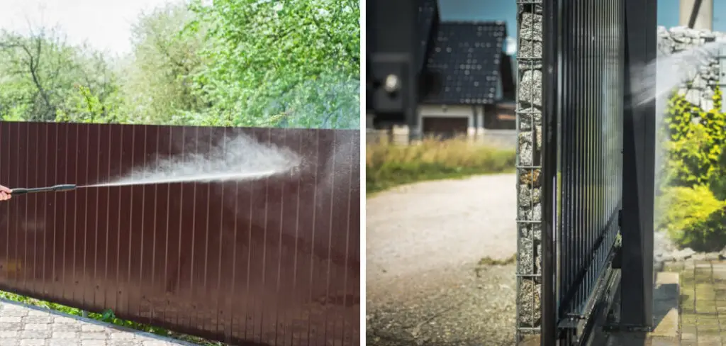 How to Clean Black Aluminum Fence