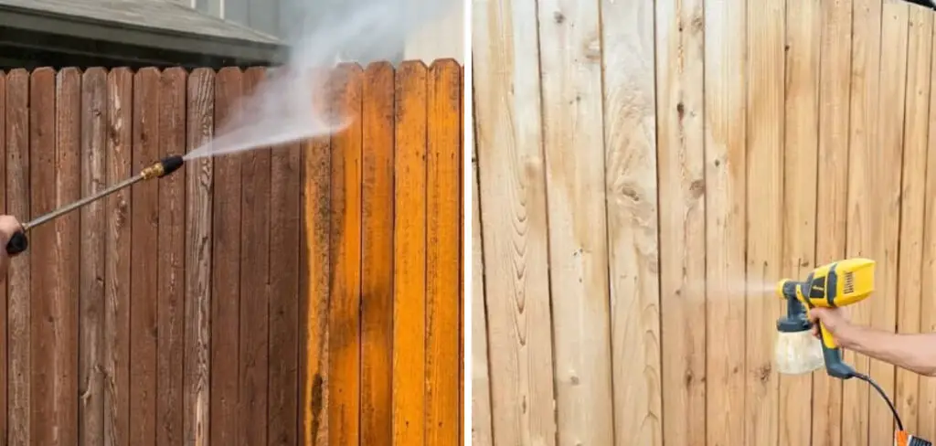 How to Clean a Fence Before Staining