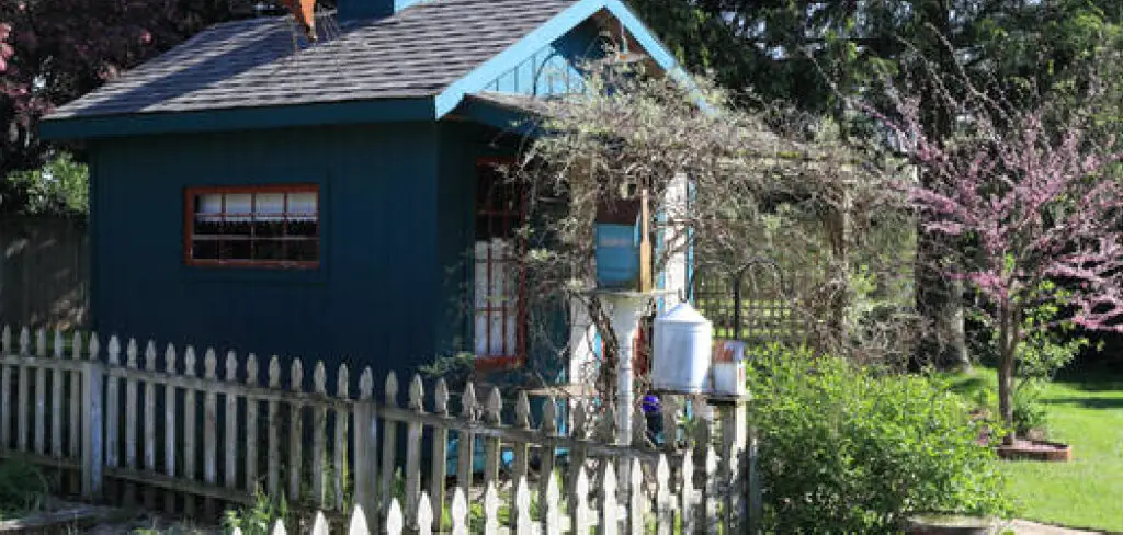How to Get Shed in Backyard with Fence