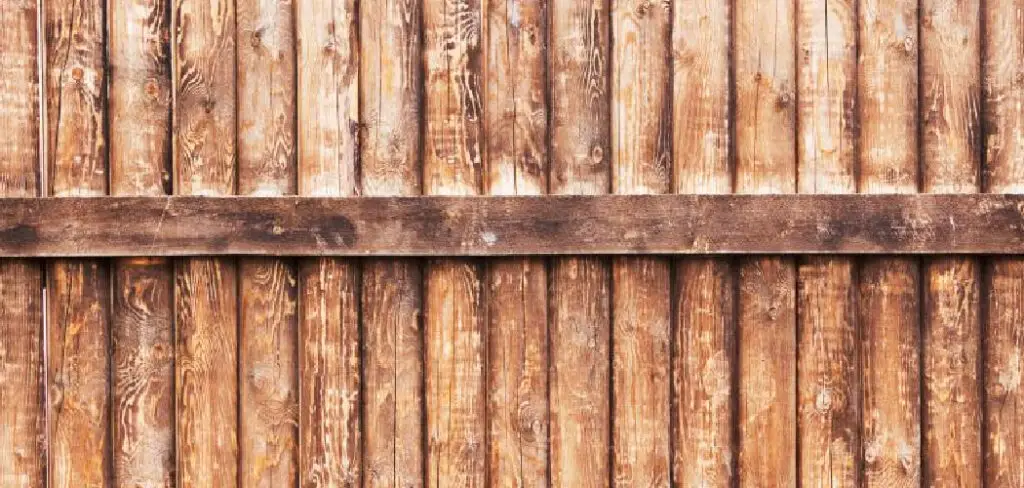 How to Make an Old Fence Look Better