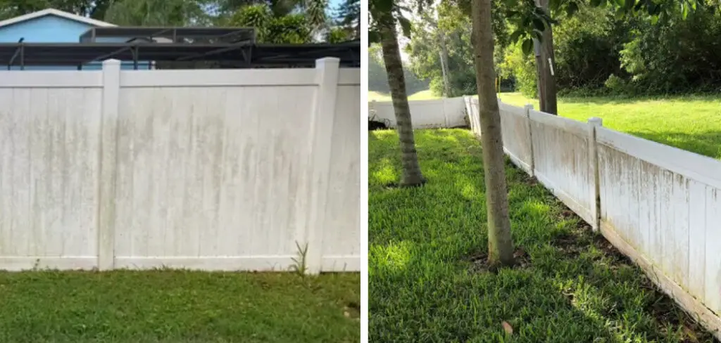 How to Remove Green Algae from Vinyl Fence
