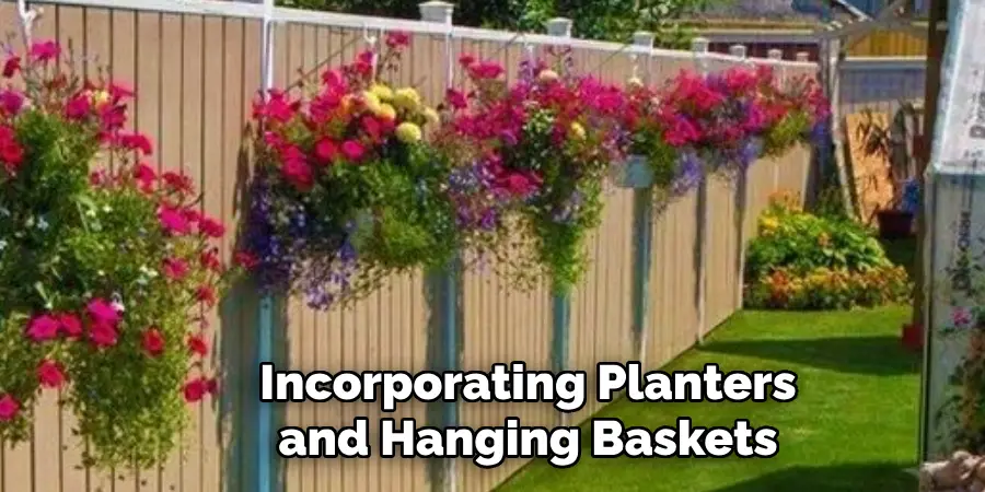 Incorporating Planters and Hanging Baskets