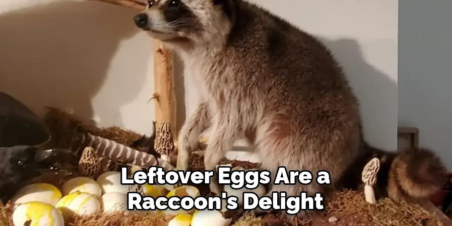 Leftover Eggs Are a Raccoon's Delight