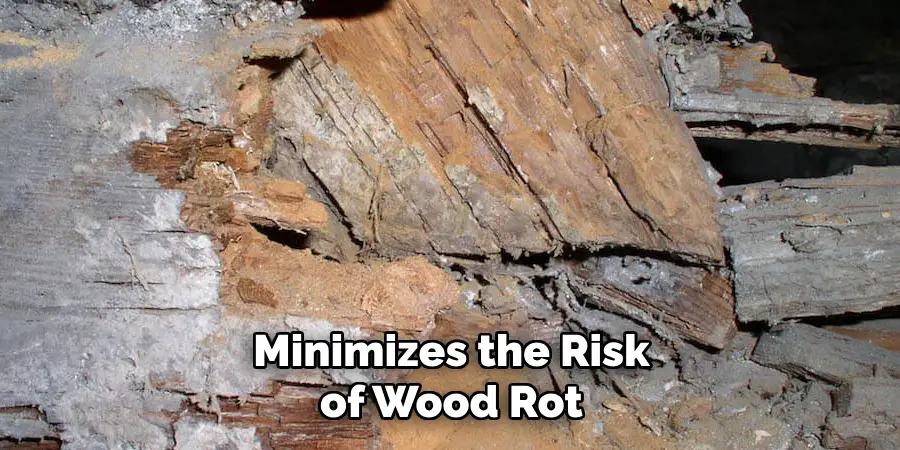 Minimizes the Risk of Wood Rot