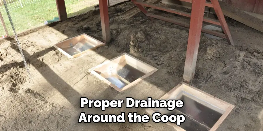 Proper Drainage Around the Coop