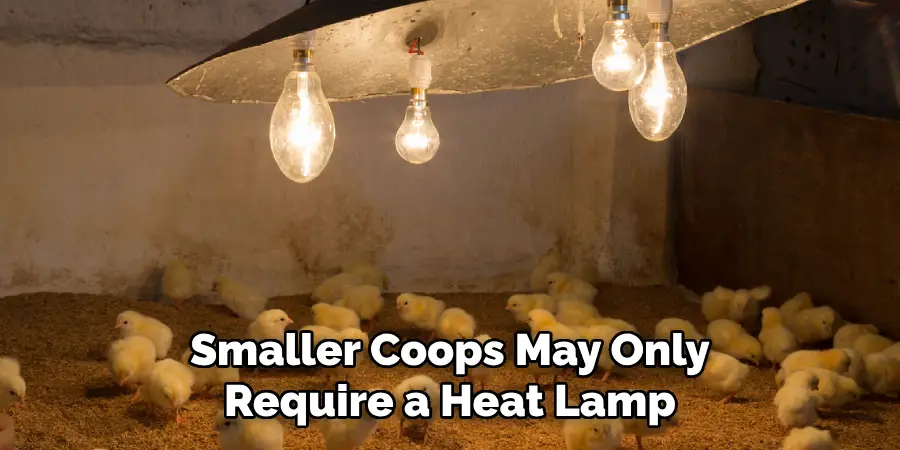 Smaller Coops May Only Require a Heat Lamp