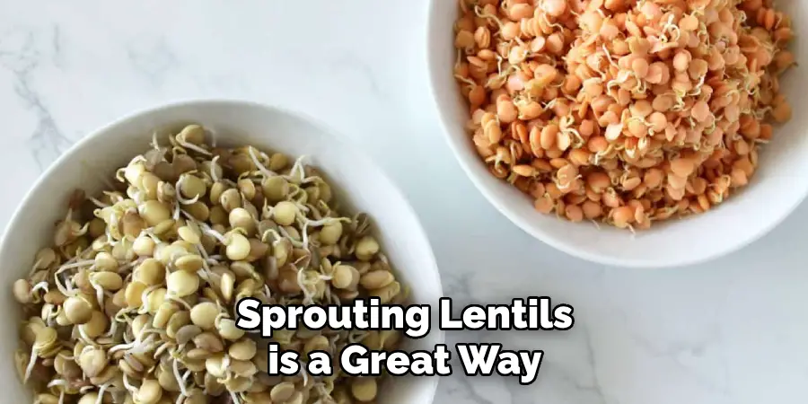 Sprouting Lentils is a Great Way
