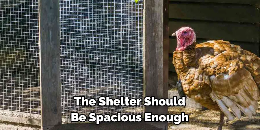 The Shelter Should Be Spacious Enough