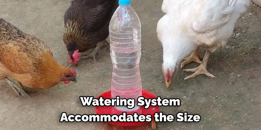 Watering System Accommodates the Size