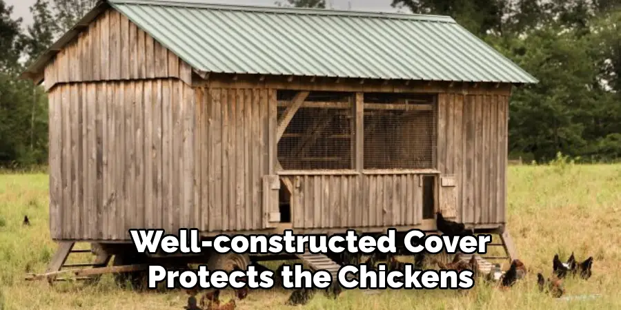 Well-constructed Cover Protects the Chickens